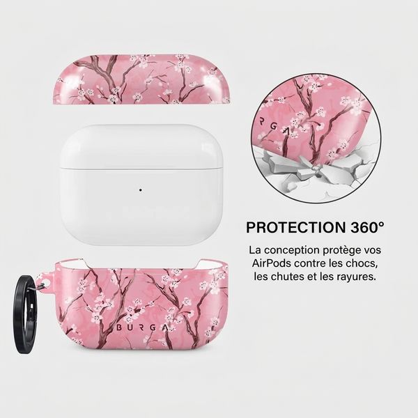 Burga Coque rigide Apple AirPods Pro 2 - Sakura