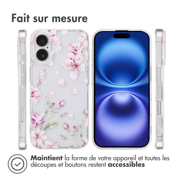 imoshion Coque Design Apple iPhone 16 - Blossom Watercolor