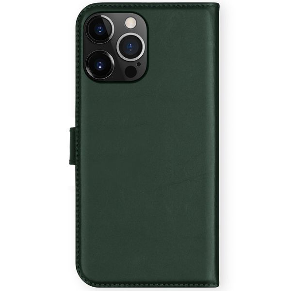 Selencia Étui portefeuille en cuir véritable Apple iPhone 13 Pro - Vert