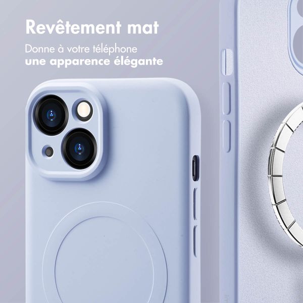 imoshion Coque Couleur avec MagSafe Apple iPhone 15 - Lila