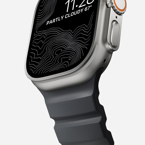 Nomad Bracelet Rocky Point Apple Watch | 44/45/46/49 mm - Storm / Titanium
