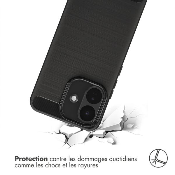 imoshion Coque Brushed Xiaomi Redmi Note 17 Pro - Noir