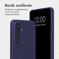 Accezz Coque Grip avec MagSafe Samsung Galaxy S26 - Bleu foncé