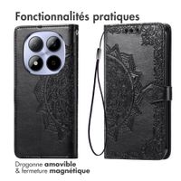 imoshion Etui de télephone Mandala Xiaomi Redmi Note 15 Pro (5G) - Noir