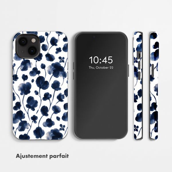 Selencia Coque arrière Vivid Apple iPhone 14 - Midnight Blossom