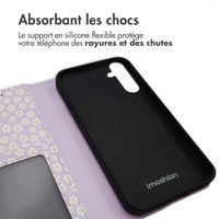 imoshion Étui de télephone portefeuille Design Samsung Galaxy A36 - White Daisy