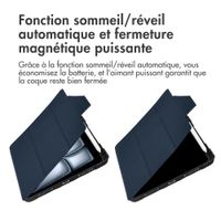 Accezz Coque tablette Rugged Trifold Apple iPad Air 11 pouces (2026) M4 / (2025) M3 / (2024) M2 / Air 5 (2022) / Air 4 (2020) - Bleu foncé