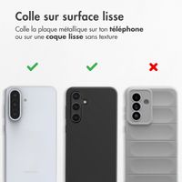 imoshion Plaque métallique pour support magnétique - Gris