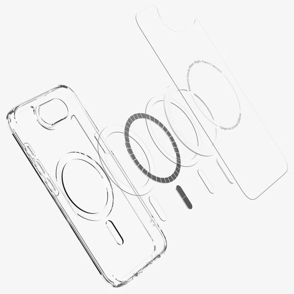 Spigen Coque Ultra Hybrid MagSafe Apple iPhone 17e / 16e - Clear / White