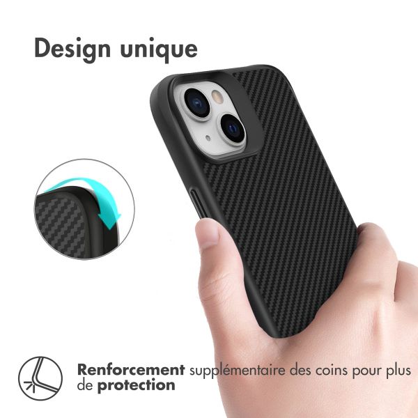 imoshion Rugged Hybrid Carbon Case Apple iPhone 14 Plus - Noir