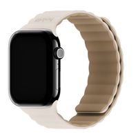 Holdit Bracelet en silicone magnétique Apple Watch | 38/40/41/42 mm - Light Beige / Beige