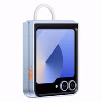 Samsung Coque originale Clear Bague Samsung Galaxy Z Flip 6 / Flip 7 FE - Transparent