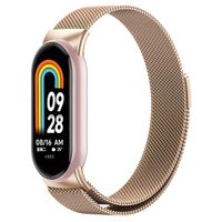 imoshion Bracelet magnétique milanais Xiaomi Smart Band 8 / 9 - Rose Doré