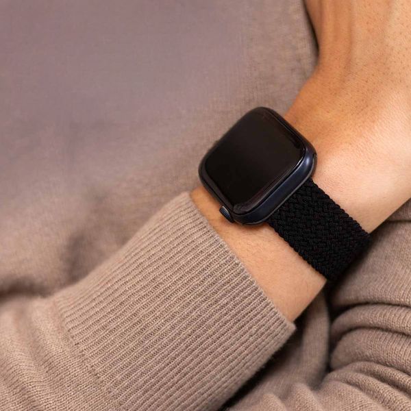 imoshion Bracelet nylon tissé Apple Watch | 44/45/46/49 mm - Noir