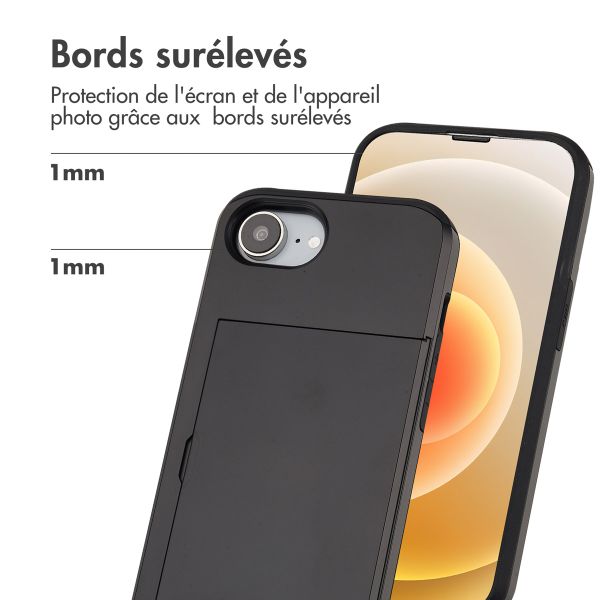 imoshion Coque arrière avec porte-cartes Apple iPhone 17e / 16e - Noir