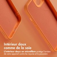 imoshion Coque Couleur avec MagSafe Apple iPhone 13 - Orange