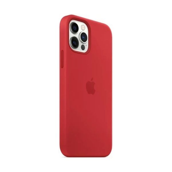 Apple Coque en silicone MagSafe Apple iPhone 12 (Pro) - Red