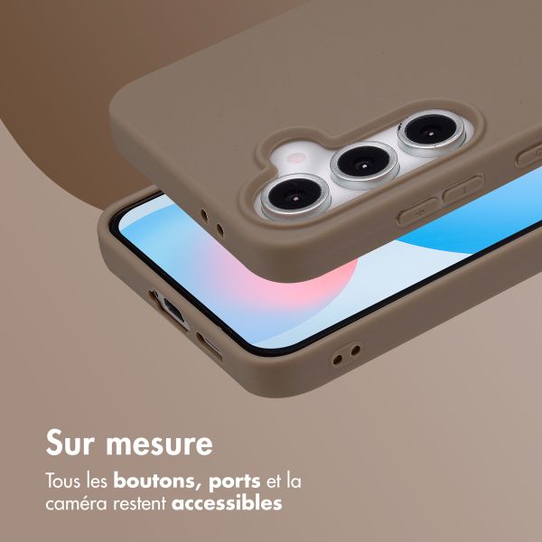 imoshion Coque Couleur Samsung Galaxy S24 FE - Marron