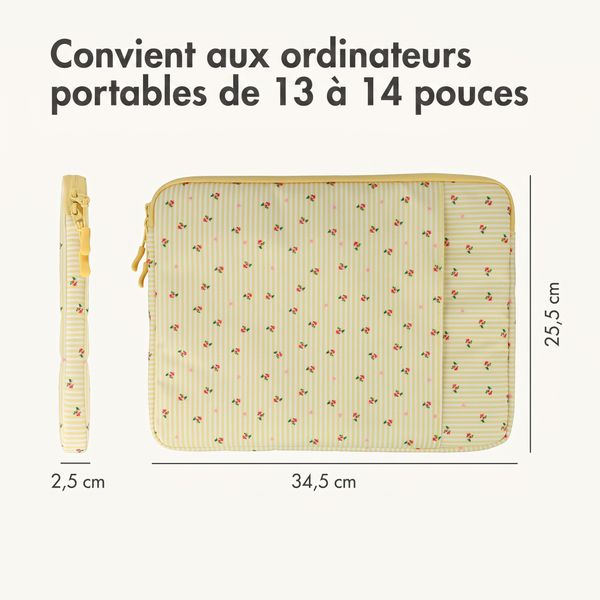 imoshion Pochette ordinateur Design 13-14 pouces - Garden Stripes