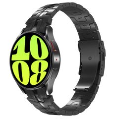Accezz Bracelet Steel Samsung Galaxy Watch 4 / 5 / 6 / 7 / FE (20 mm) - Noir