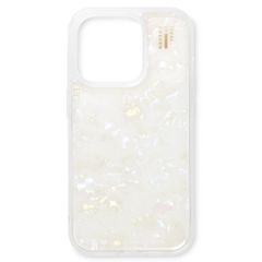 iDeal of Sweden Coque Pearlized Apple iPhone 15 Pro - Blanc