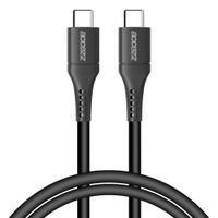 Accezz Câble USB-C vers USB-C - 1 mètre - Noir