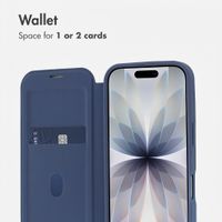 imoshion Bookcase transparente avec MagSafe Apple iPhone 17 - Bleu
