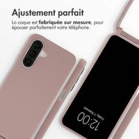 imoshion Coque en silicone avec cordon Samsung Galaxy A27 (5G) - Sand Pink