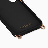 Selencia Coque arrière Rivièra avec MagSafe avec crochets amovibles Samsung Galaxy A53 - Velvet Black