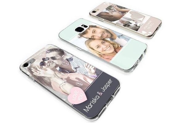 Concevez votre propre coque transparente Apple iPhone SE (2016) / 5 / 5s - Transparent