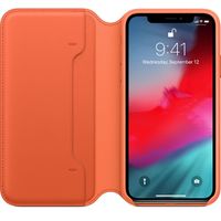 Apple Étui de télephone portefeuille Leather Folio Apple iPhone X / Xs - Sunset