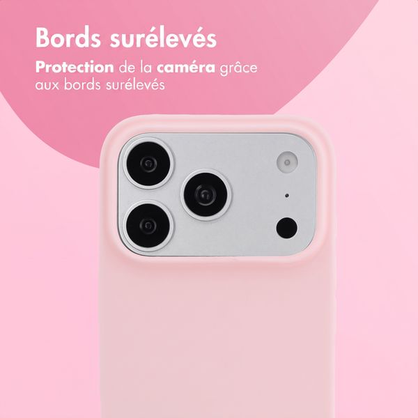 imoshion Coque Couleur Apple iPhone 18 Pro / 17 Pro - Rose clair