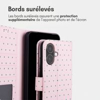 imoshion Étui de télephone portefeuille Design Apple iPhone 17 - Happy Dots