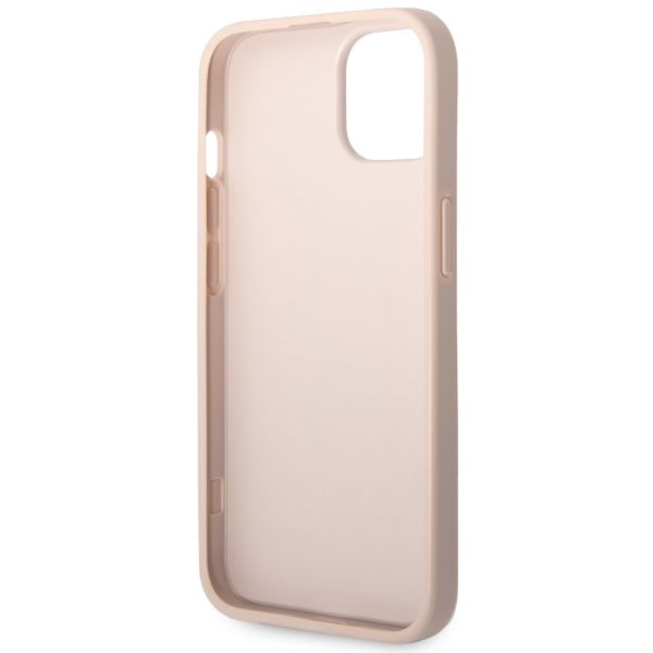 Guess Coque 4G Metal Logo Backcover Apple iPhone 14 - Rose