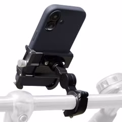 imoshion Support de téléphone Aluminium pour vélo - Rotatif à 360° - Léger - Universel - Noir