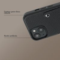 Selencia Coque Riva avec porte-cartes Apple iPhone 14 / 13 - Noir