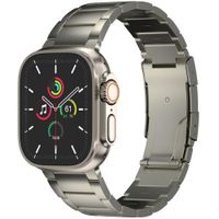 Accezz Bracelet en acier Titane mat Apple Watch | 44/45/46/49 mm - Titanium