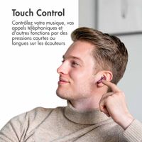 imoshion Aura Pro Écouteurs intra-auriculaires sans fil - Réduction active du bruit (ANC) - Bordeaux