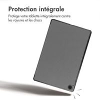 imoshion Coque tablette Trifold Samsung Galaxy Tab A11 Plus - Gris