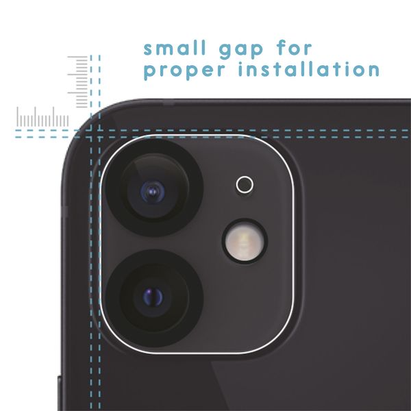 imoshion Protection Caméra en verre trempé 2 Pack Apple iPhone 12 Mini