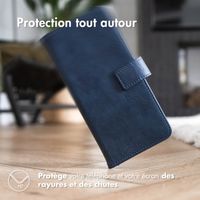 imoshion Étui de télephone portefeuille de luxe Oppo Reno15 F (5G) - Bleu foncé