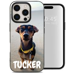 Concevez votre propre coque en gel Apple iPhone 16 Pro - Noir