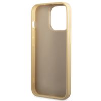 Guess Coque Glitter Flakes Apple iPhone 14 Pro Max - Doré