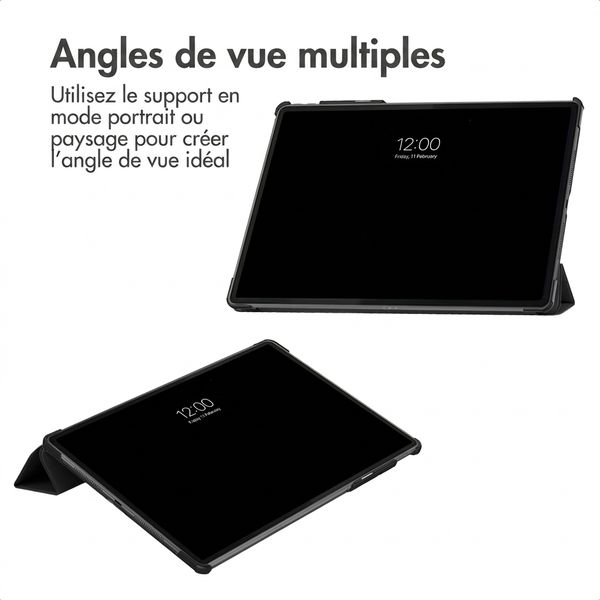 imoshion Coque tablette Trifold Lenovo Idea Tab Pro Gen 2 - Noir