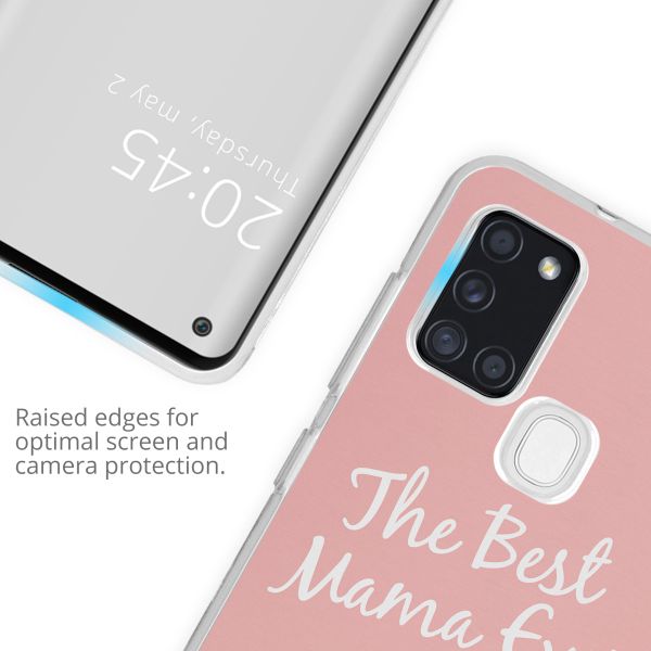 Concevez votre propre coque transparente Samsung Galaxy A21s - Transparent