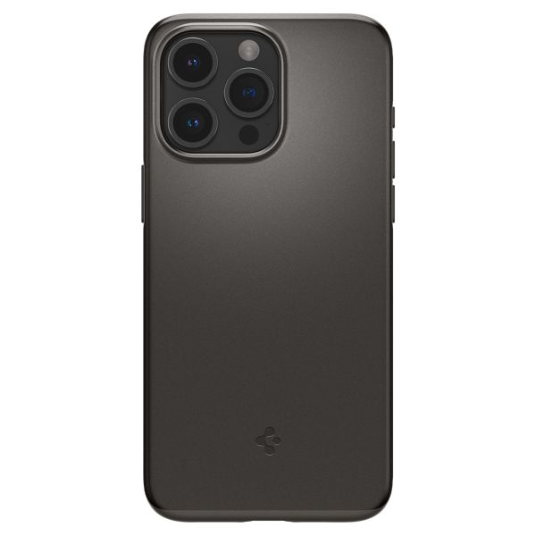 Spigen Coque Thin Fit Apple iPhone 15 Pro - Gunmetal