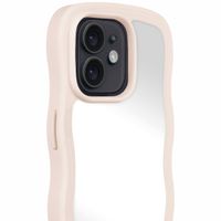 Holdit Coque Wavy Apple iPhone 12 (Pro) - Light Beige / Mirror