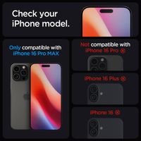 Spigen Protection d'écran en verre trempé GLAStR Privacy Applicator - lot de 2 Apple iPhone 16 Pro Max / 17 Pro Max