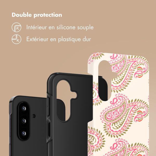 Selencia Coque arrière Vivid Samsung Galaxy A17 (5G) / (4G) - Paisley Blush