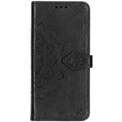 Etui de télephone portefeuille Mandala Samsung Galaxy S10 Plus - Noir